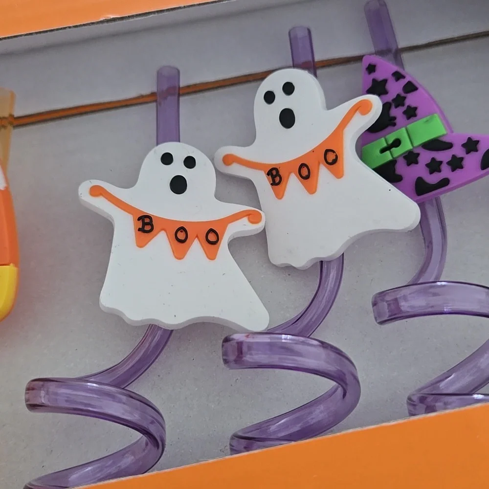 Halloween Straws 8 Pack New In Box